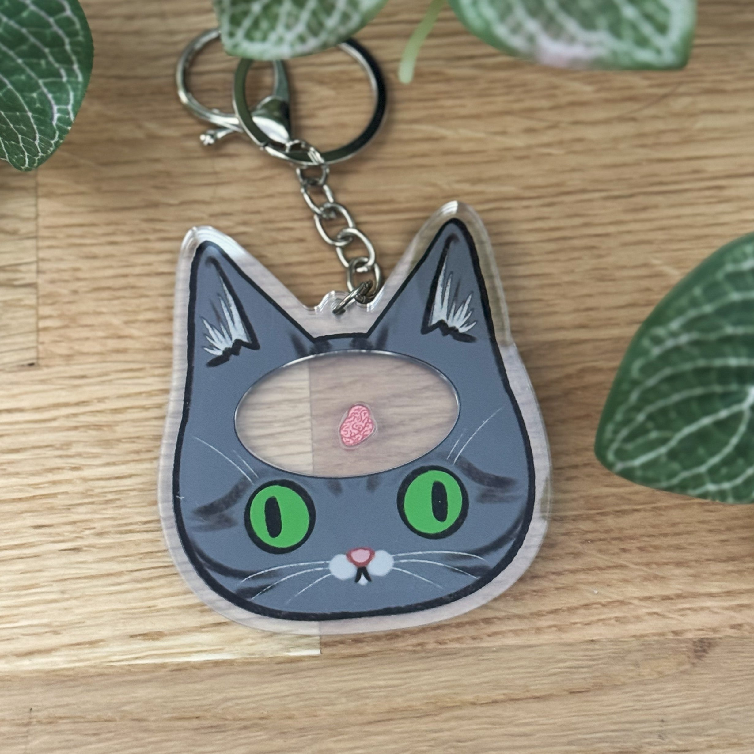 One Braincell Cat Shaker Keychains – Makers of Maryland