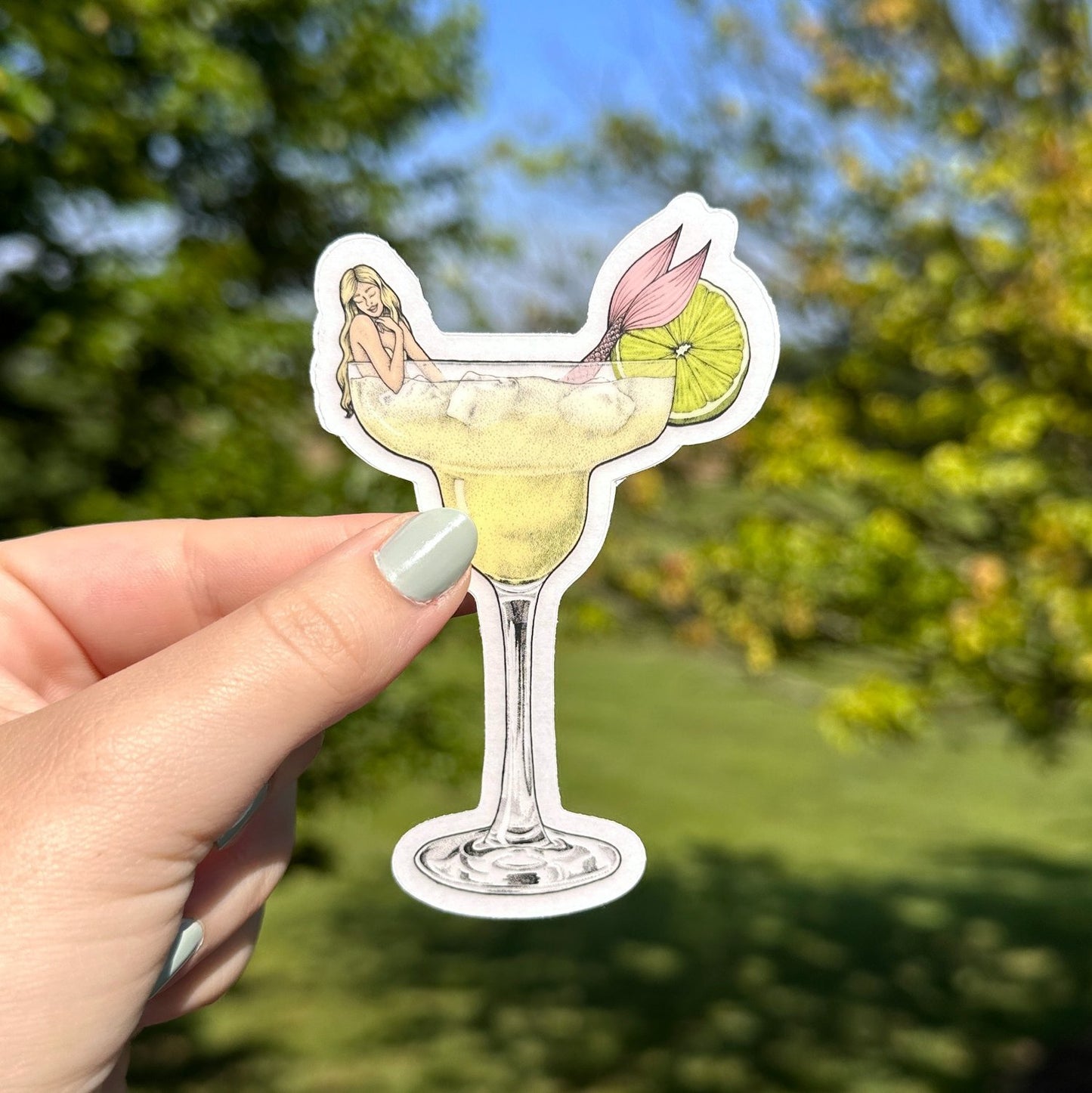 Margarita Mermaid Sticker