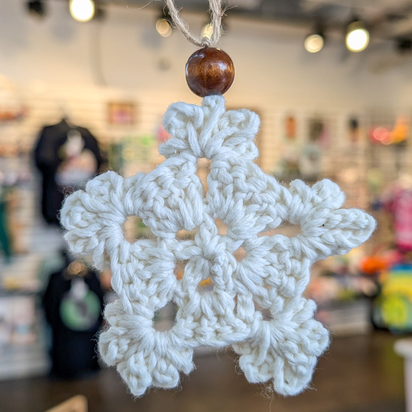 Snowflake Crochet Ornament