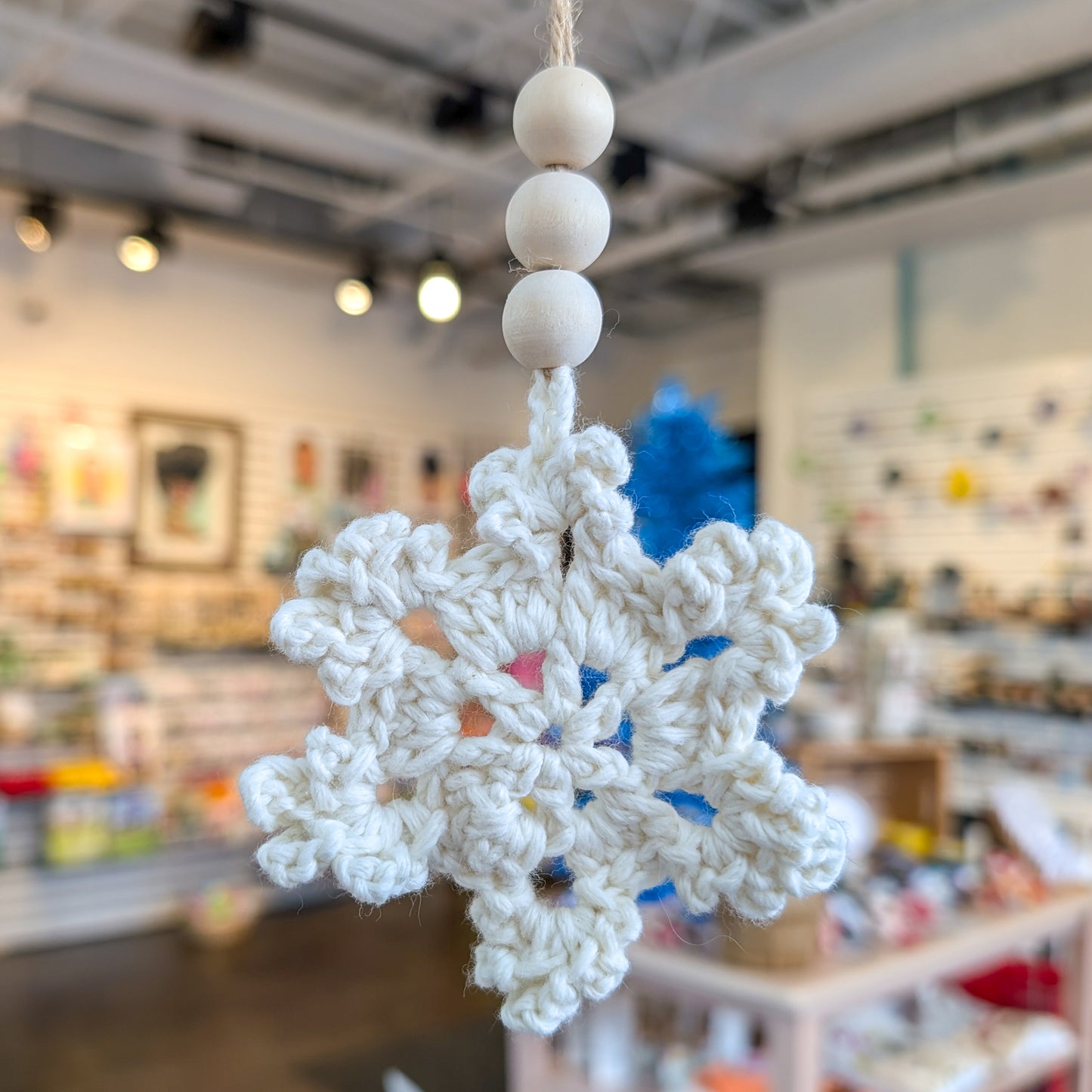 Snowflake Crochet Ornament