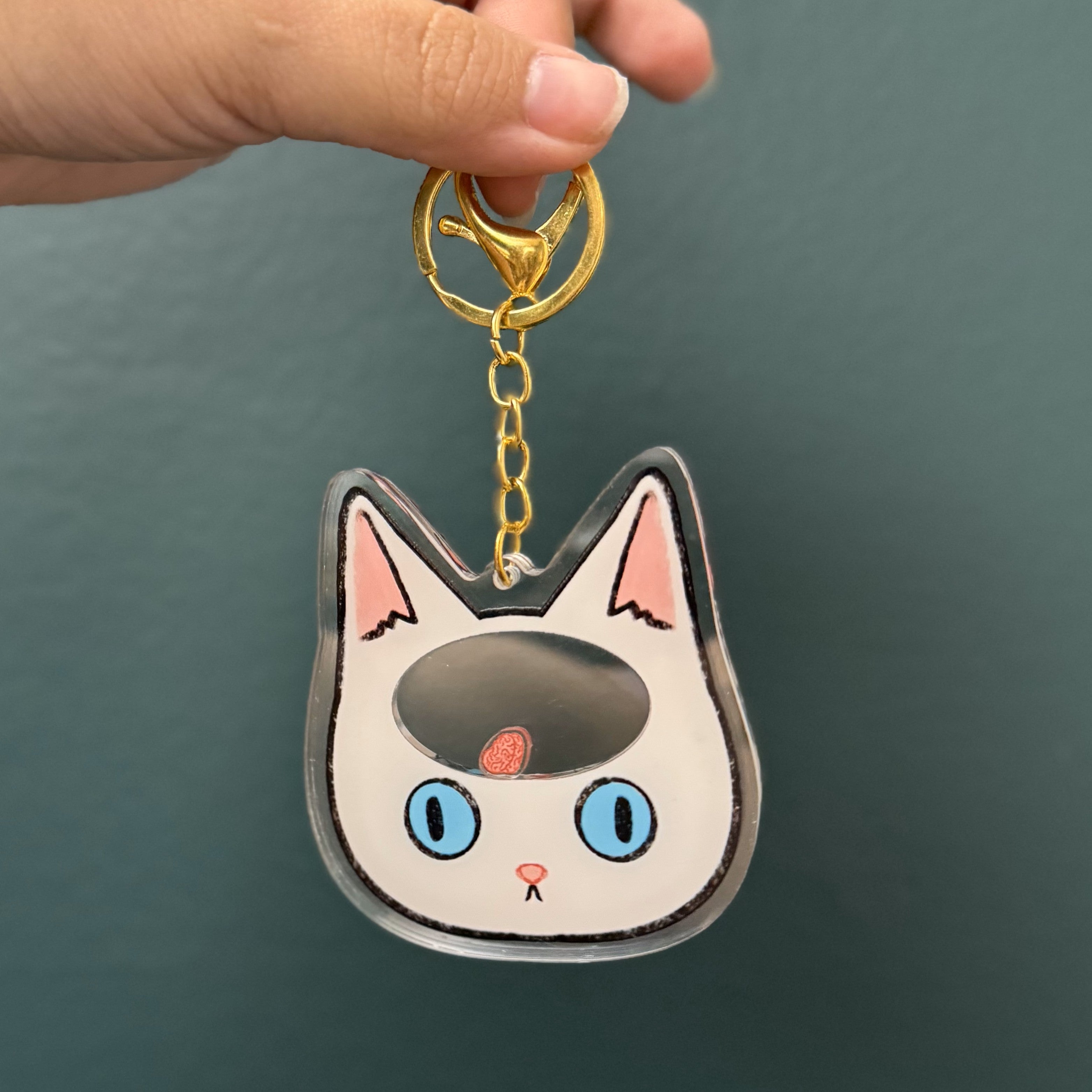 One Braincell Cat Shaker Keychains – Makers of Maryland