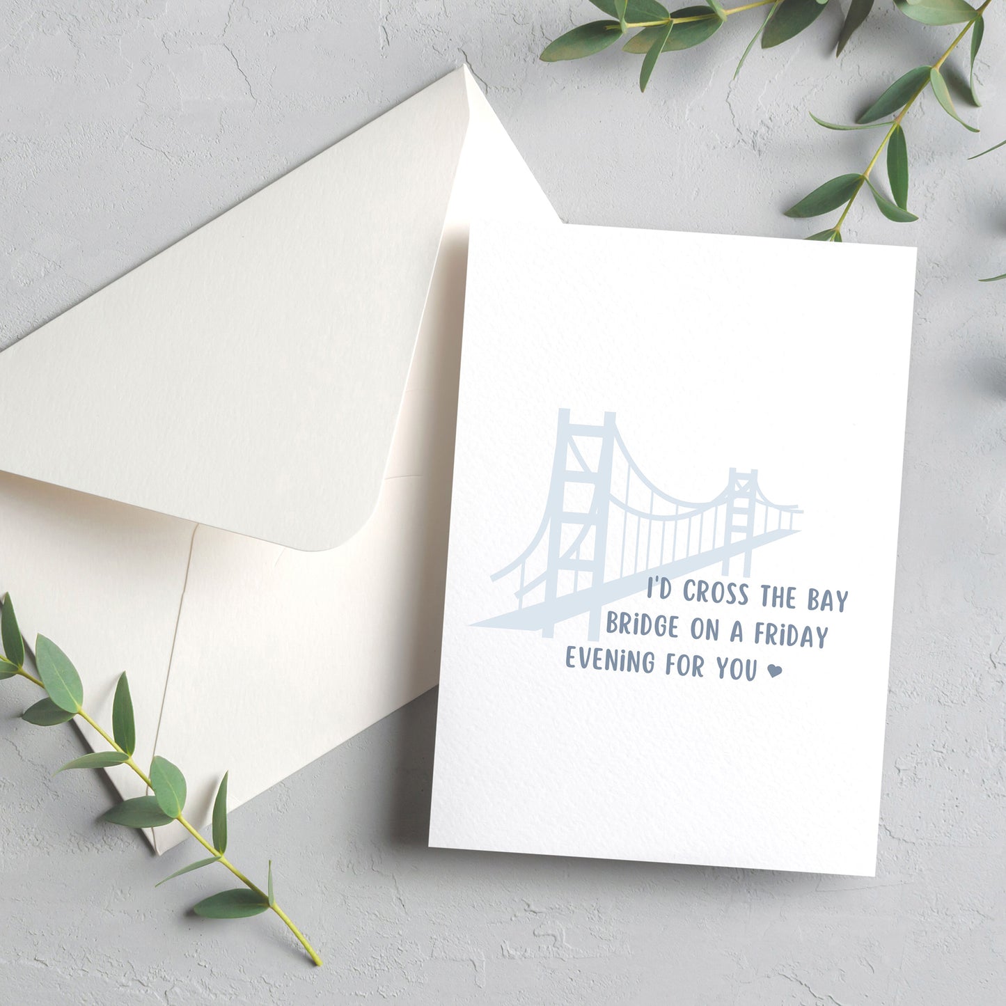 Bay Bridge Greeting Card