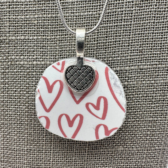 Hearts Reversible Necklace