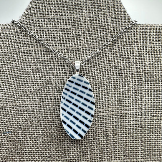 Blue Abstract Necklace