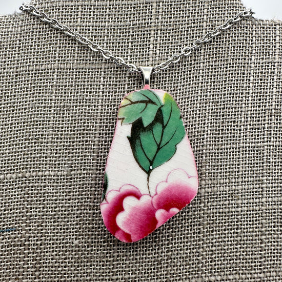 Pink Flower Necklace