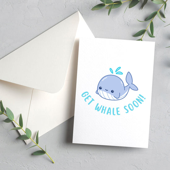 Get Whale Soon Greeting Card