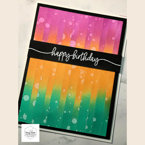 Happy Birthday Watercolor Card