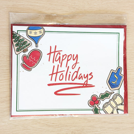 Happy Holidays Notecard