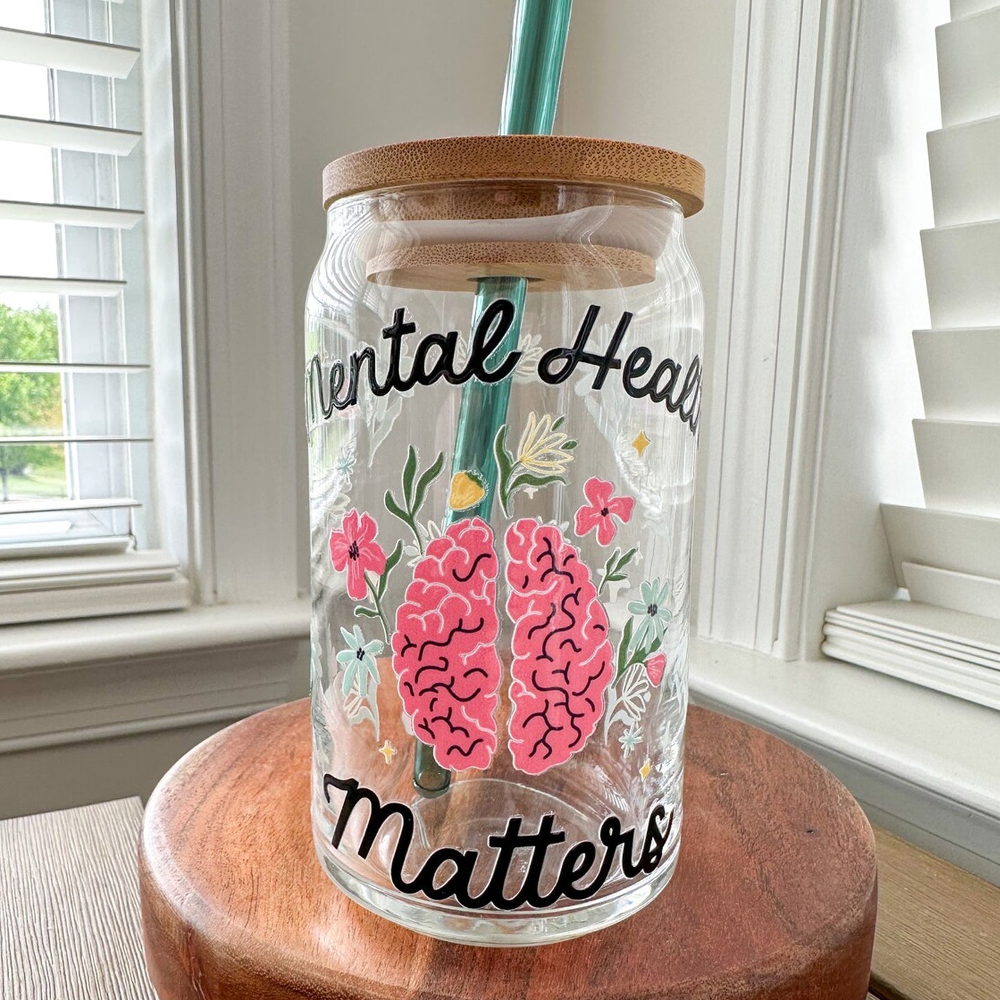 Mental Health Matters Glass