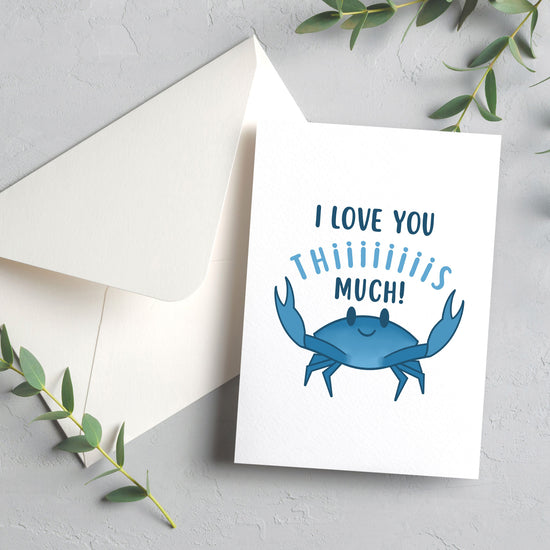 Love You This Much Greeting Card