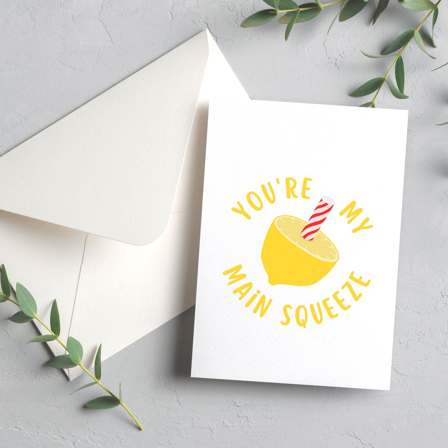 Main Squeeze Greeting Card