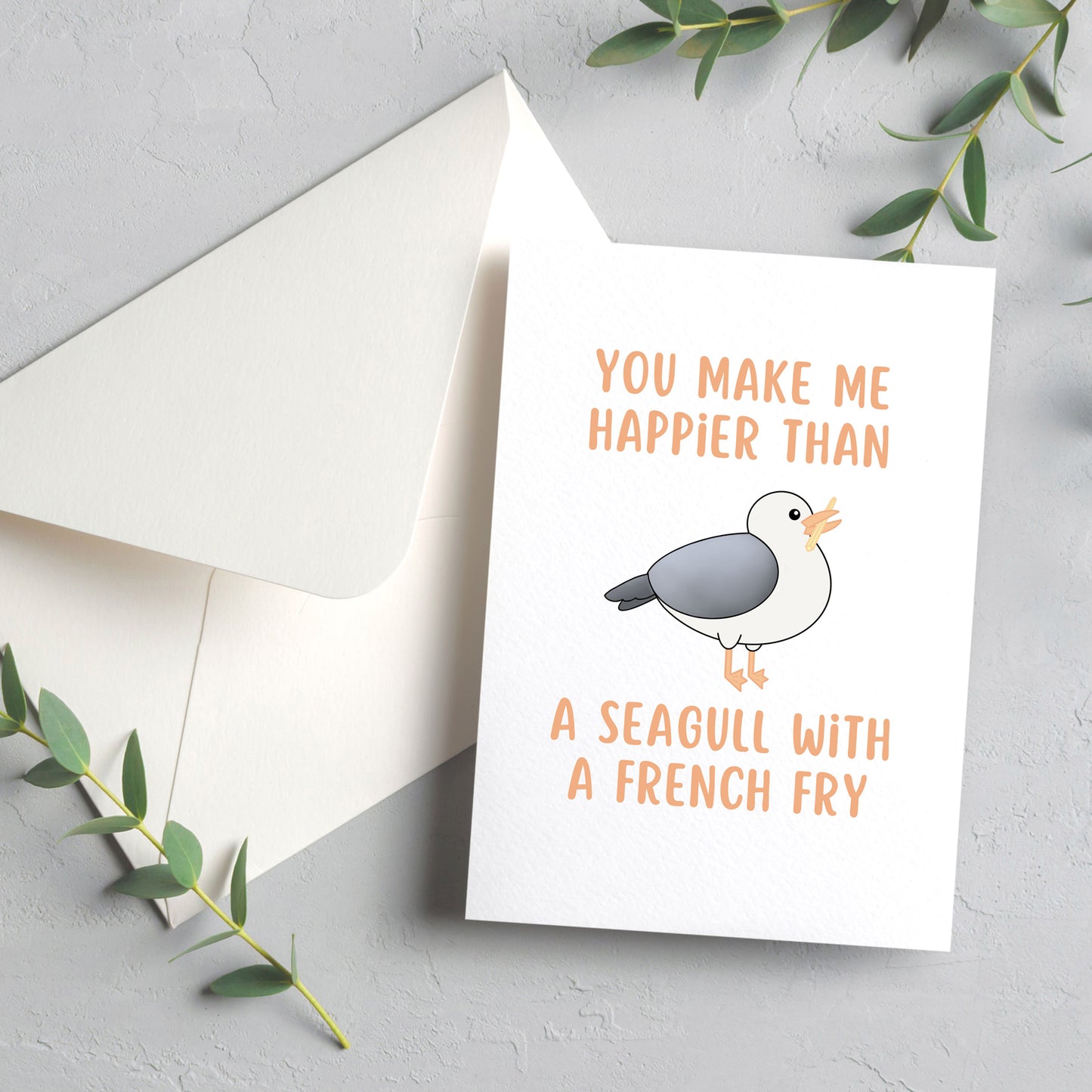 Seagull Greeting Card