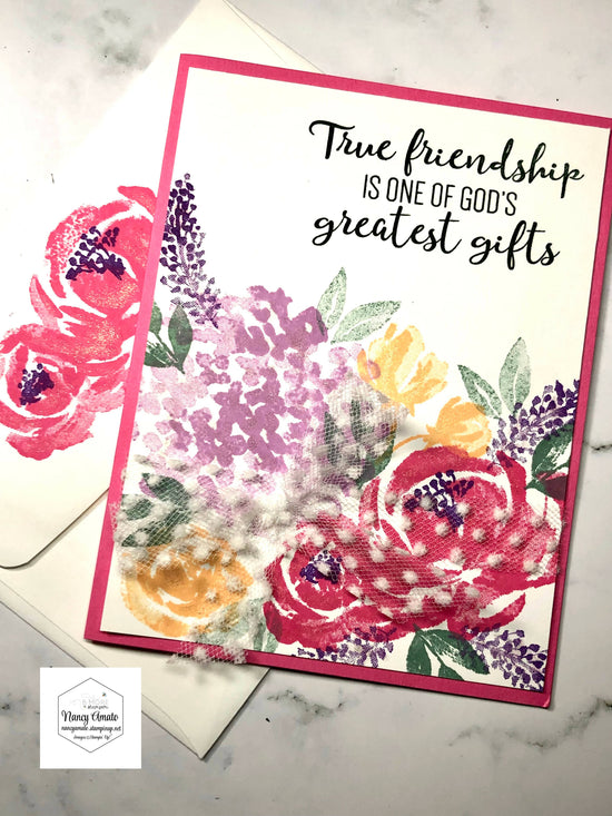 Load image into Gallery viewer, Greeting card, floral friendship
