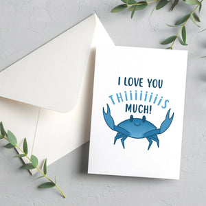 
            
                Load image into Gallery viewer, Love You This Much Greeting Card
            
        