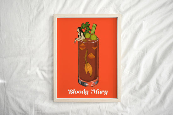 Bloody Mary Mermaid Art Print