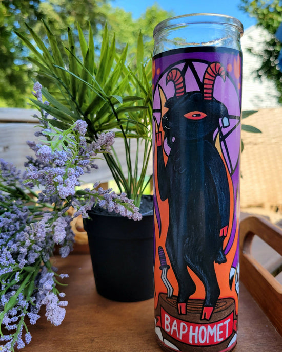 Load image into Gallery viewer, Baphomet Prayer Candle
