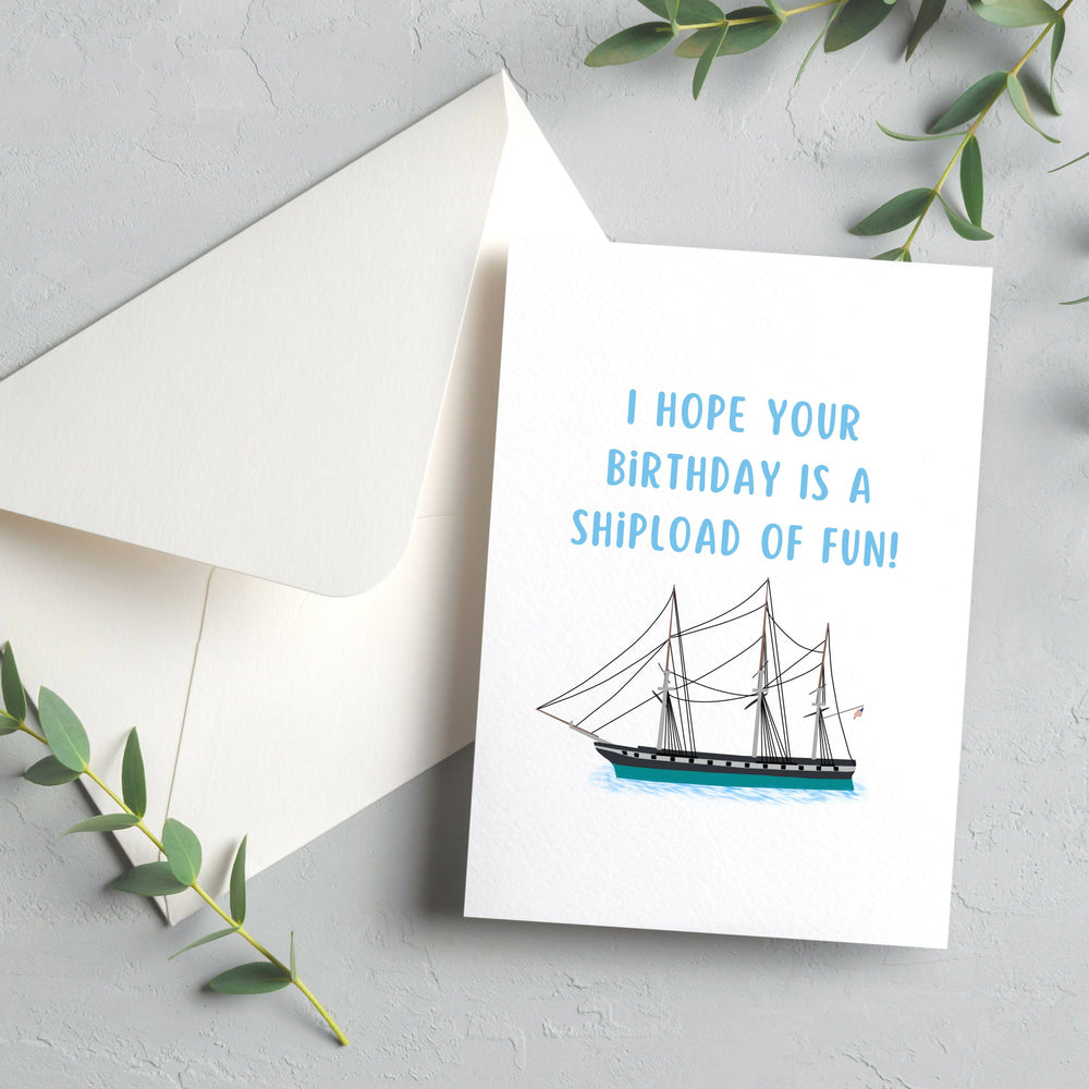 Shipload of Fun Birthday Card