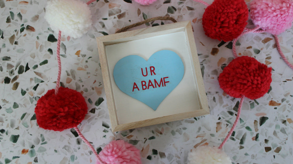 BAMF Affirmation Heart