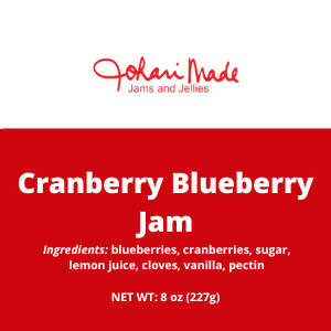 Cranberry Blueberry Jam 8 oz