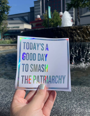 Smash the Patriarchy Decal
